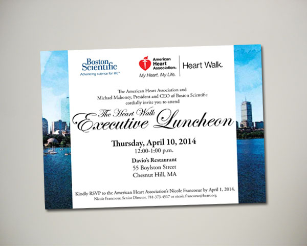 American Heart Association heart walk executive reception