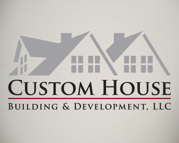 custom house building logo design