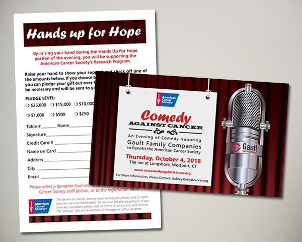 american cancer society comedy against cancer non profit hands up for hope advertisement