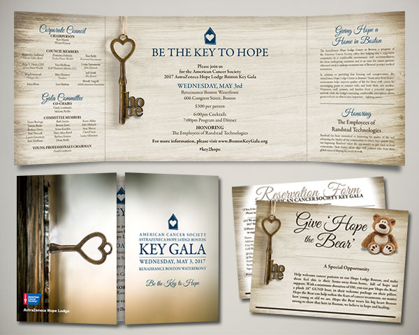 key gala non profit invitation design